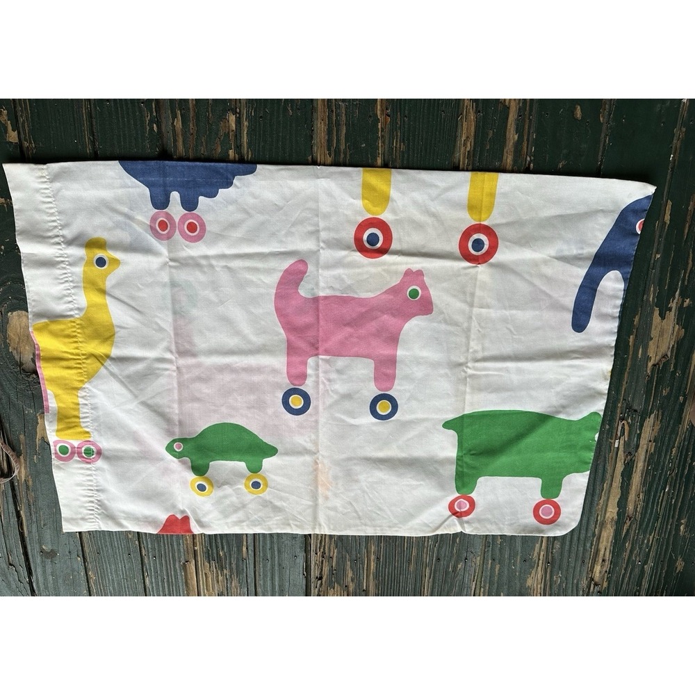 Marimekko Rulla Fabric Katsuji Wakisaka Rare Design Pillow Case